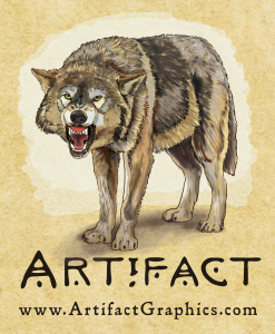 Snarling wolf by Michelle Leveille